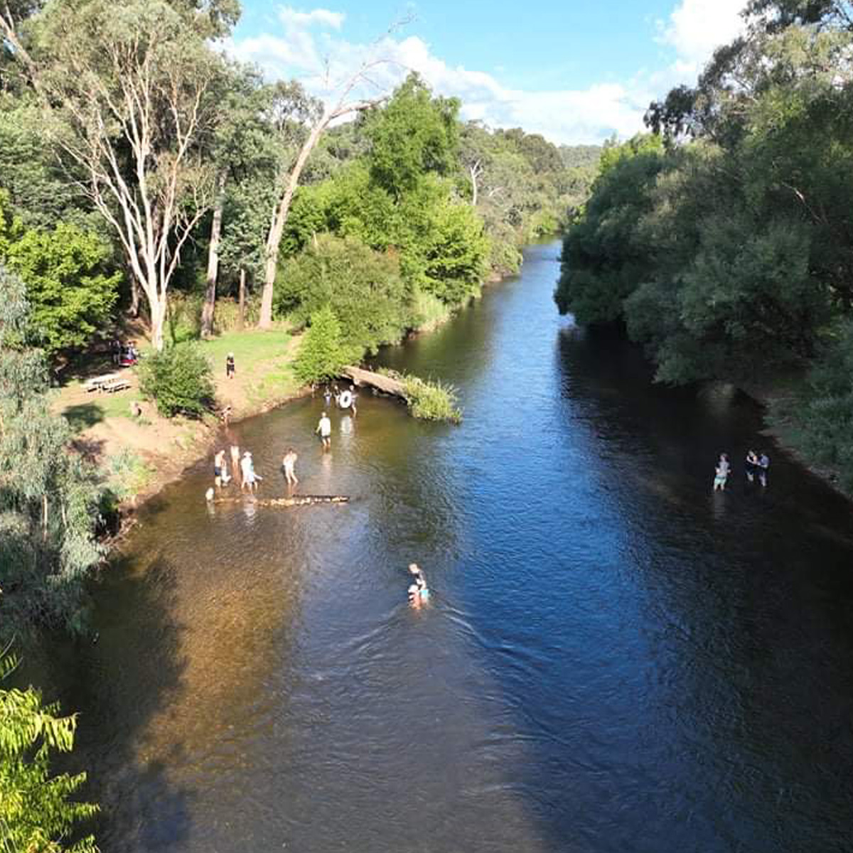 Bright Valley Holiday Park, BIG4, Porepunkah River